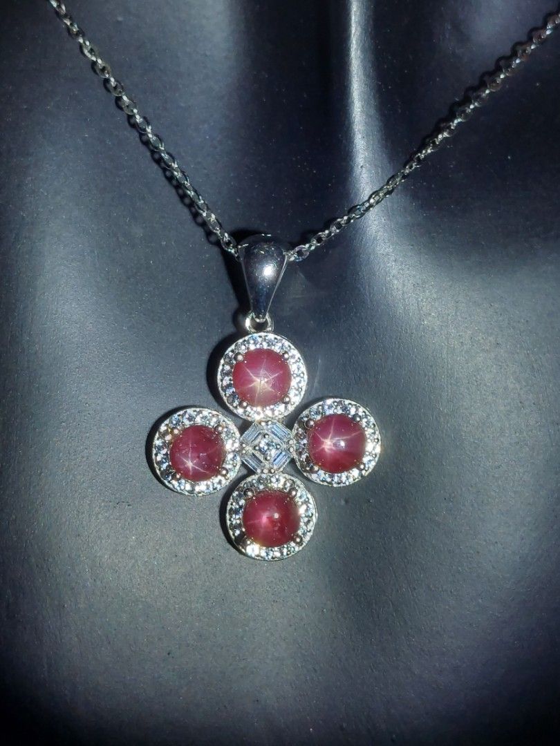 Real deals ruby necklace