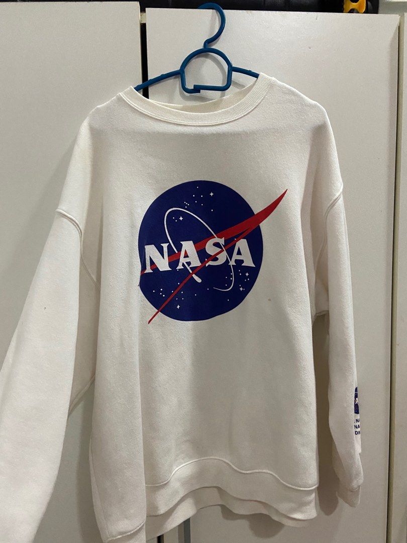 H M Nasa sweatshirt Women s Fashion Tops Longsleeves on Carousell