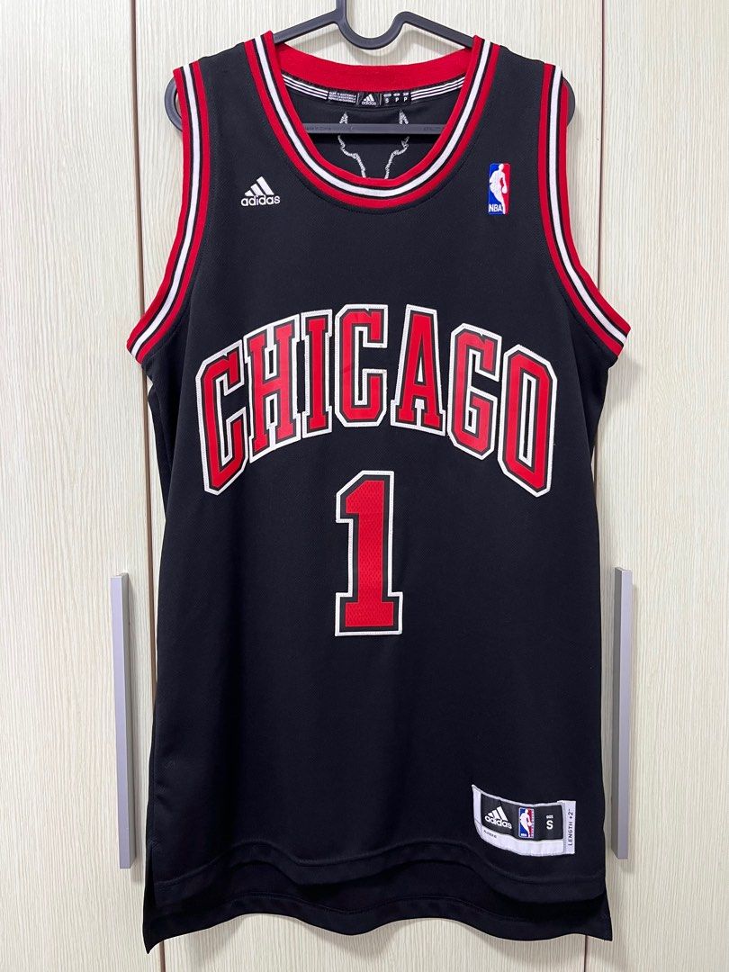 Adidas bulls rose jersey sales