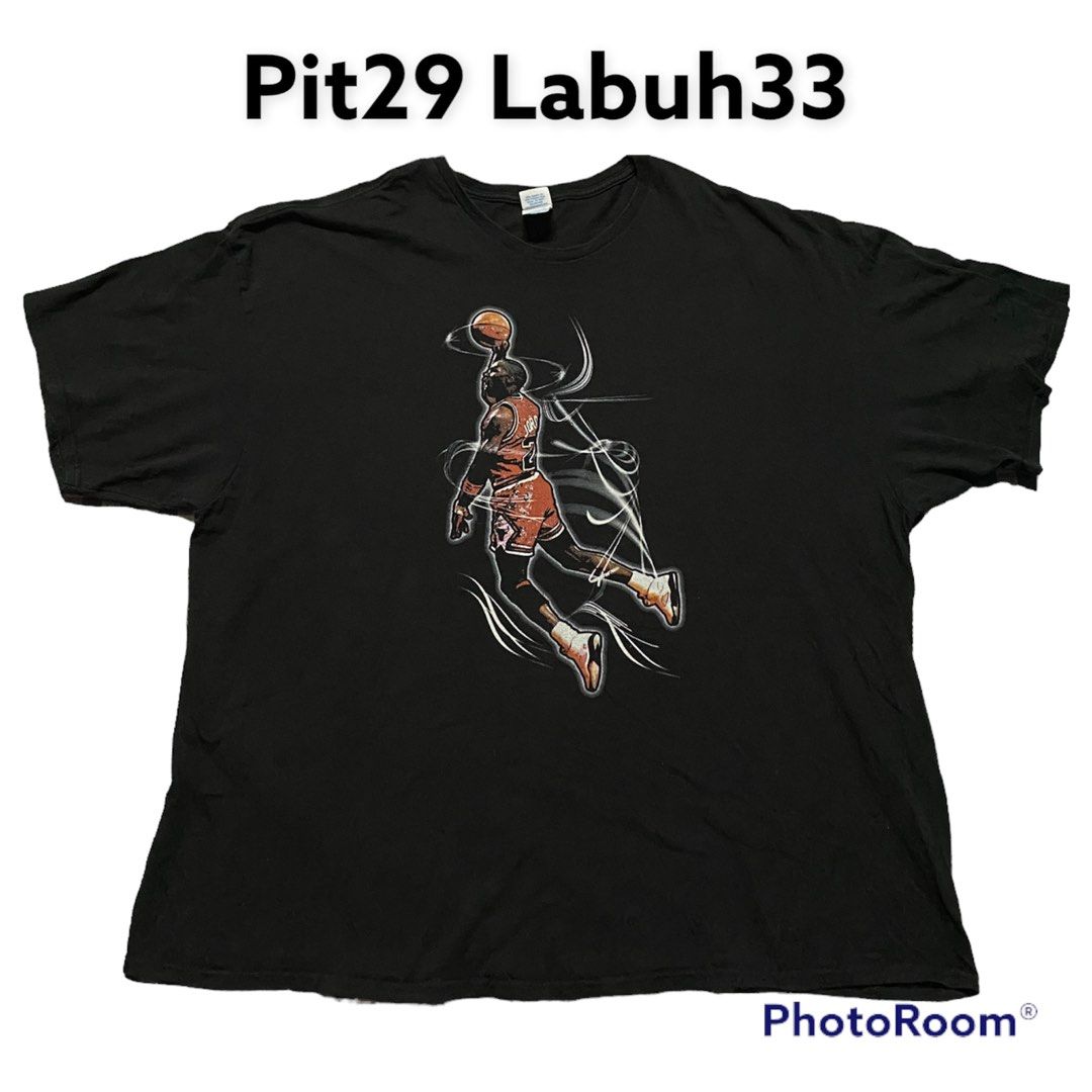 NBA Michael Jordan 23 Chicago Bulls Print Pit29 Labuh33 Saiz 4XL