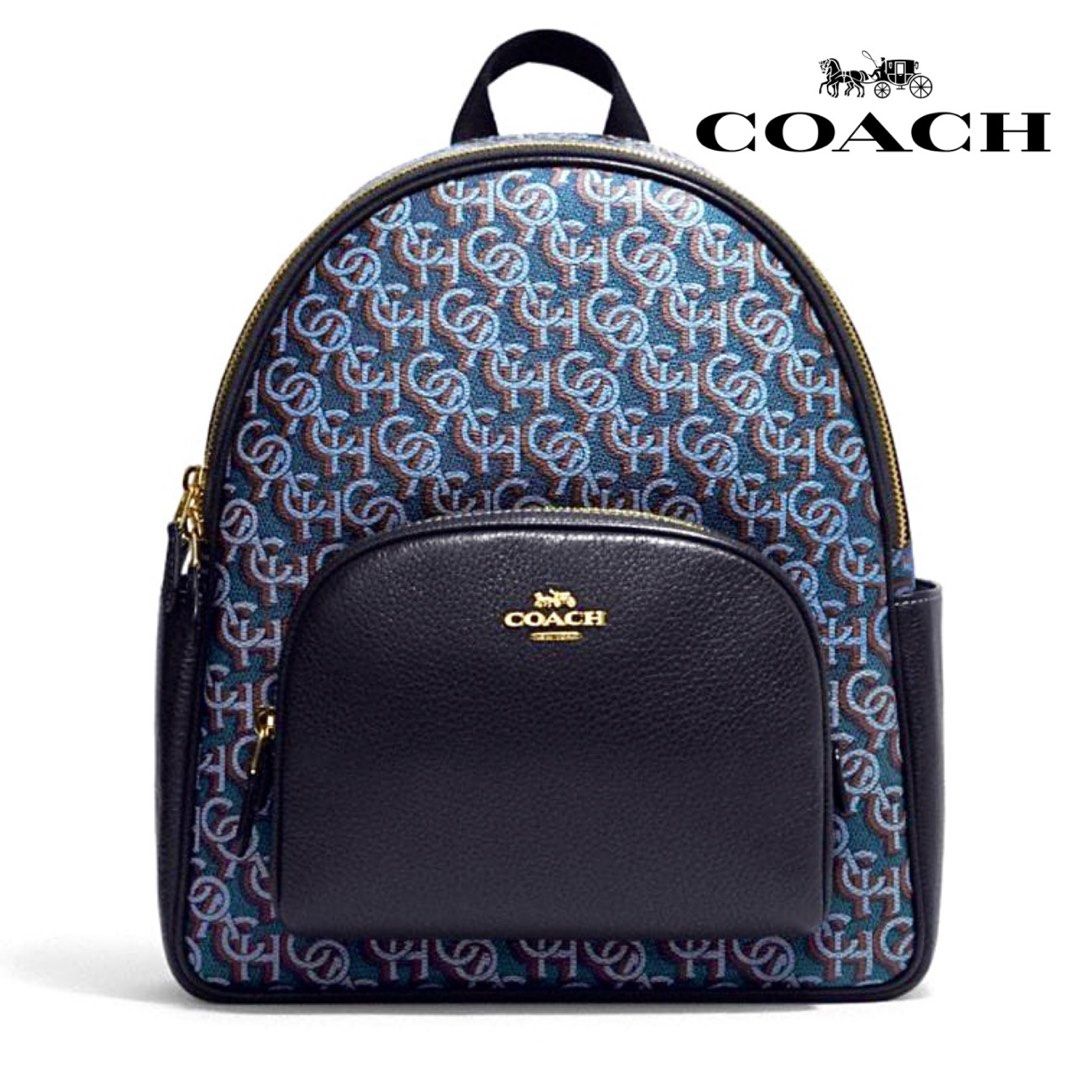 Coach backpack monogram hot sale
