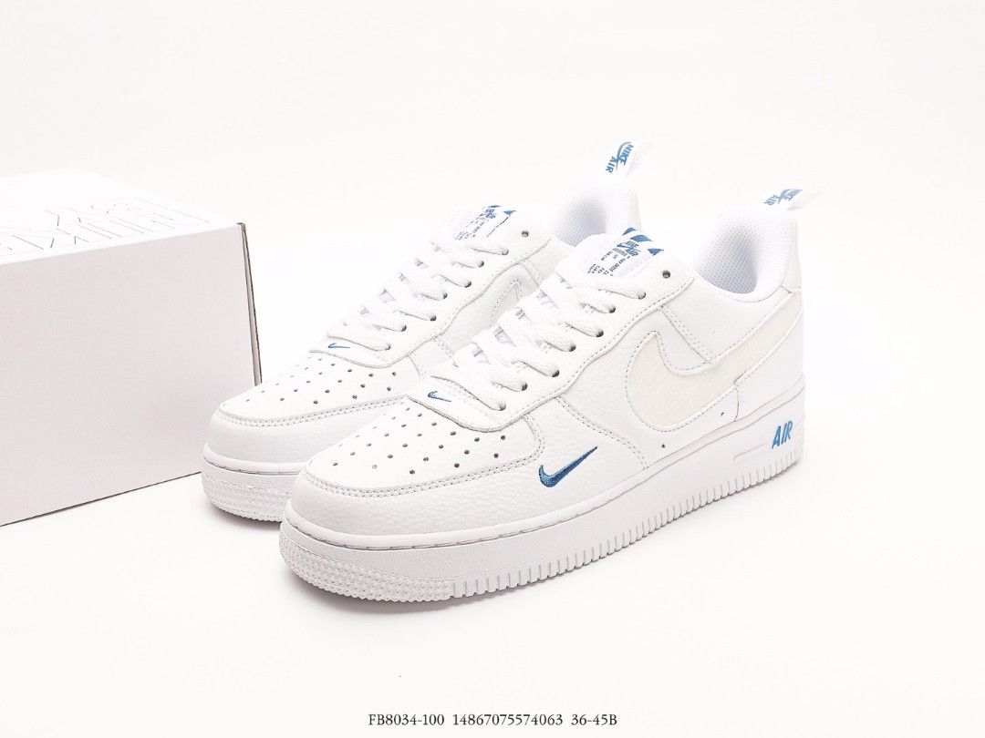 Nike Air Force 1 LV8 Casual 'White Blue' - FB8034-100