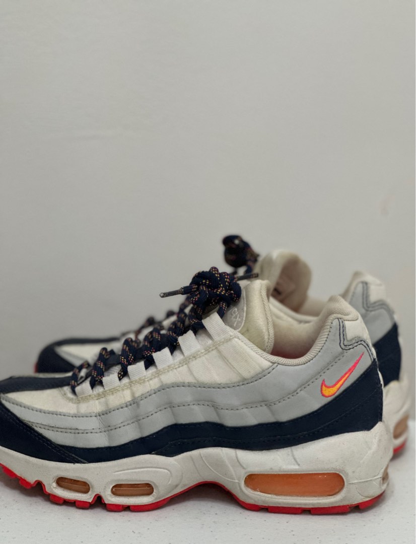 Air max 95 deals midnight navy/laser orange/platinum