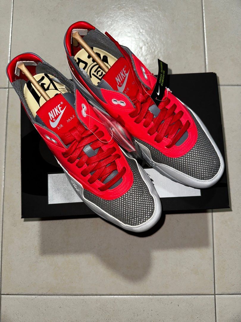CNY Nike X Clot Solar Red Men s Fashion Footwear Sneakers on