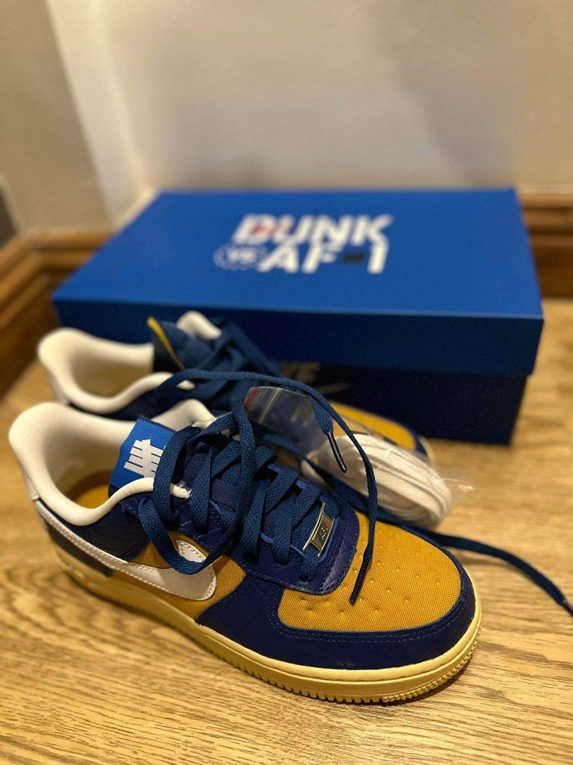 Nike x Undefeated Air Force 1 Low Blue Croc Women s Fashion