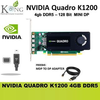 Nvidia Quadro K1200 4gb videocard