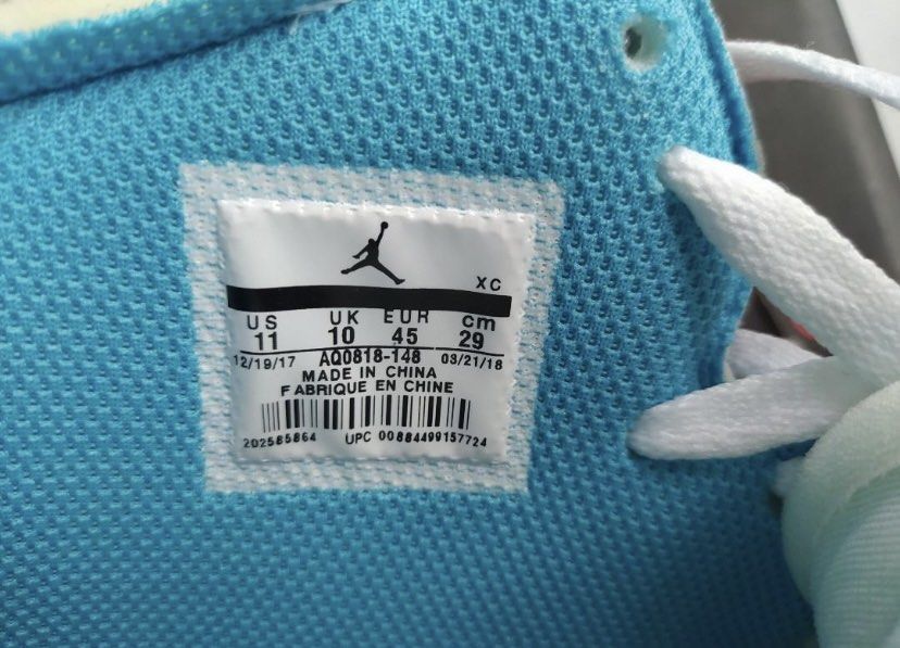 Nike Jordan 1 Retro High OG x OFF-WHITE UNC (AQ0818-148) Men's Size 10- 12