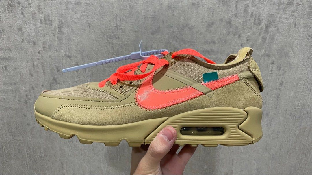 Off white x nike air 2025 max 90 desert ore raffle
