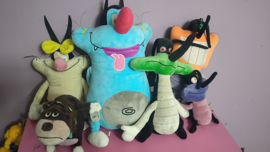 Oggy And Cockroaches Plush Set Hobbies And Toys Toys And Games On Carousell 