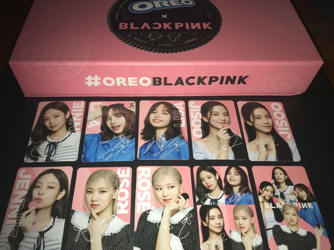 OREO x BLACKPINK Exclusive Box 2nd Edition [Limited] PHOTOCARD ONLY (10 pcs)