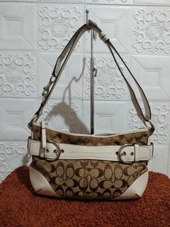 Orig Coach convertible strap sling / shoulder bag