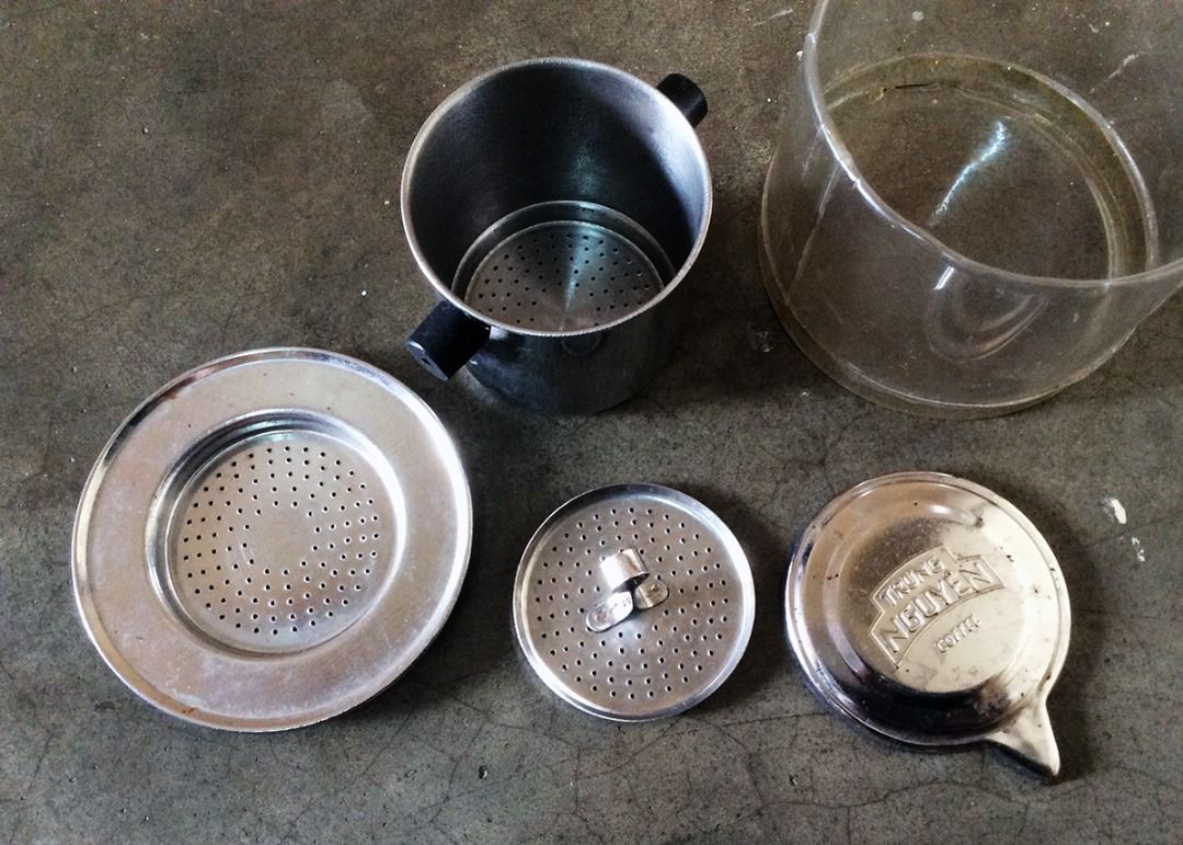 Original Trung Nguyen Metal Filter Coffee Dripper Maker 7cm Vietnam