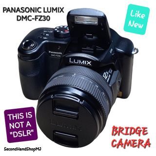 PANASONIC LUMIX DMC-FZ30 (NOT A DSLR) (BRIDGE CAMERA) (LIKE NEW)