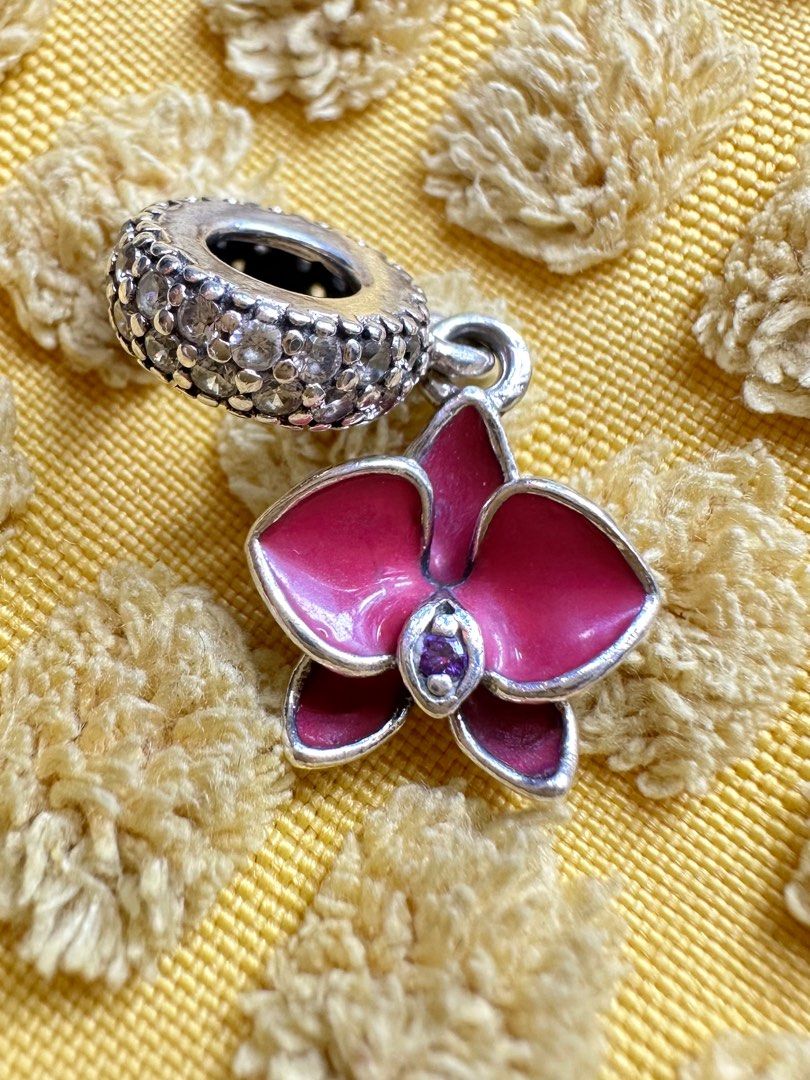 Pandora hot sale orchid charm