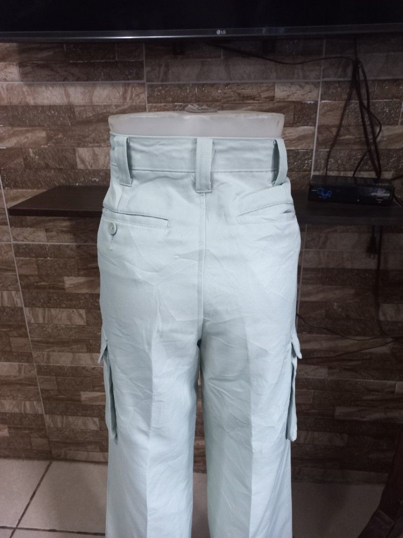 Pastel Blue Cargo Pants, Women's Fashion, Bottoms, Other Bottoms on