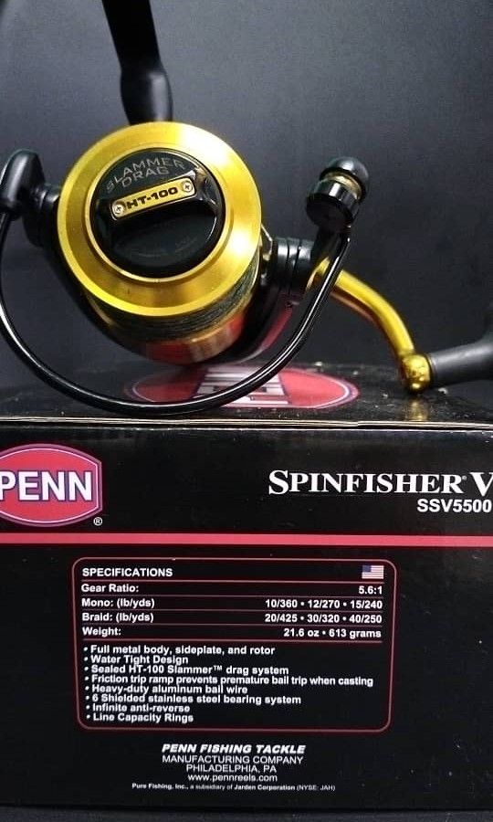 Penn spinfisher v 5500, Sports Equipment, Fishing on Carousell