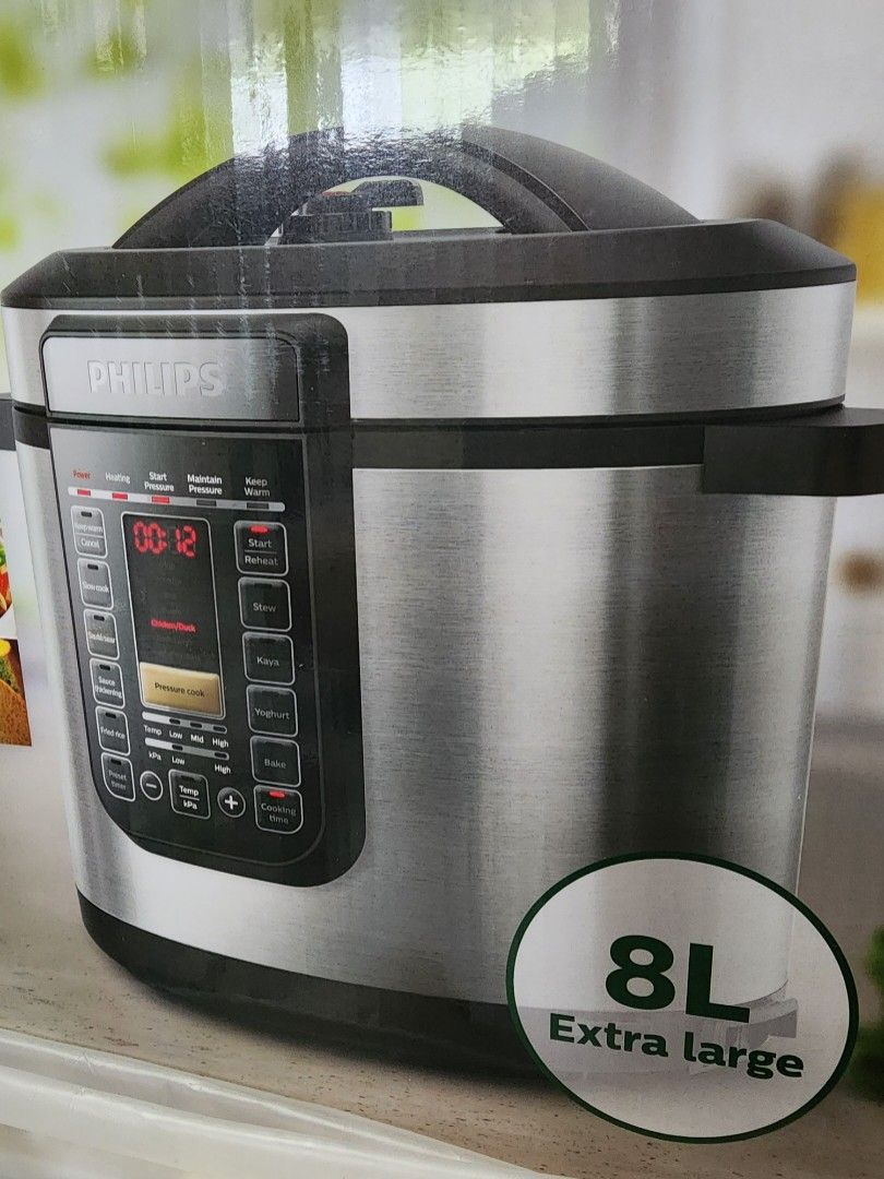Philips Pressure AllinOne Cooker, XL 8L., TV & Home Appliances