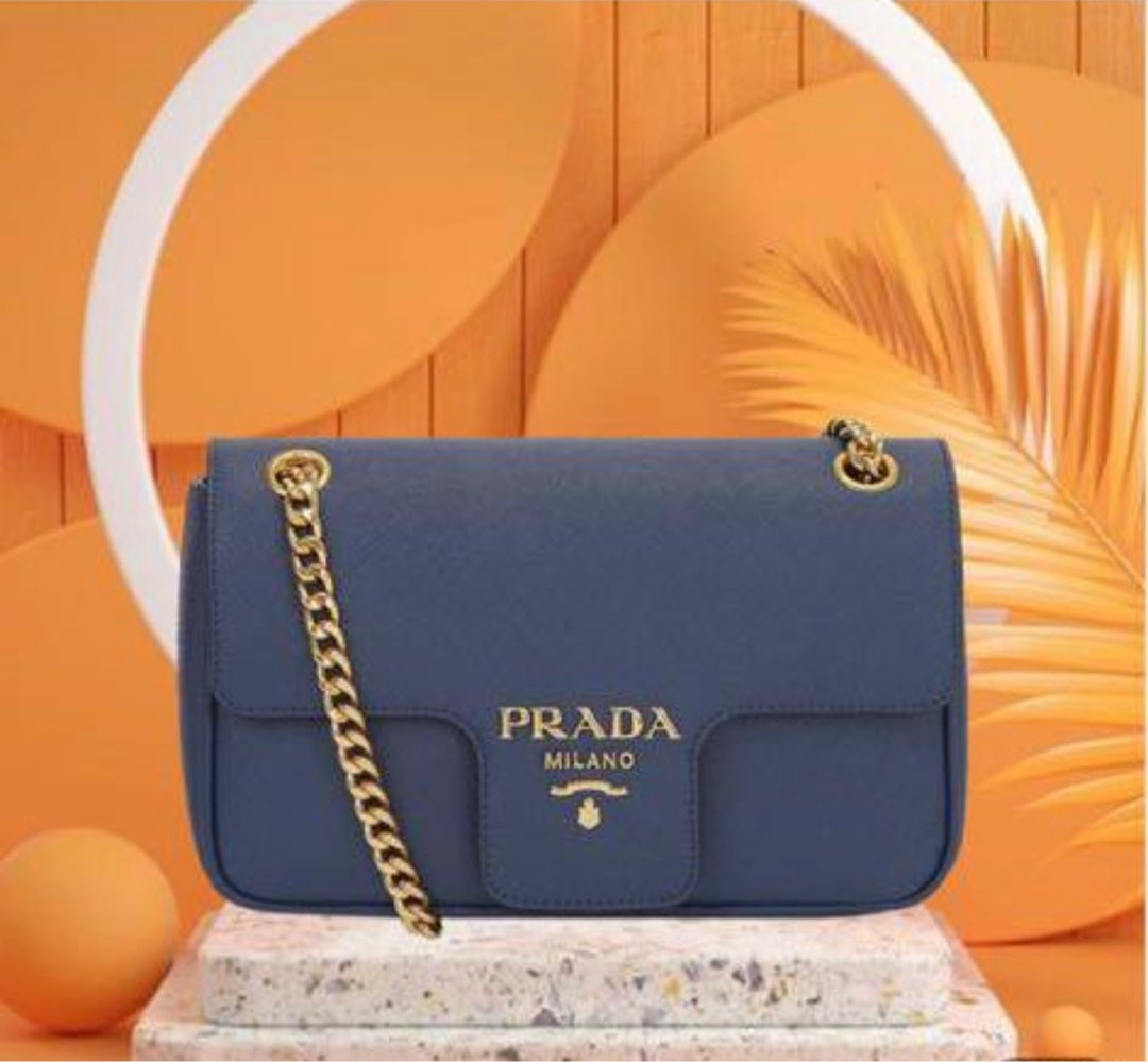Prada Brique Nylon Cross-Body Bag, Luxury, Bags & Wallets on Carousell
