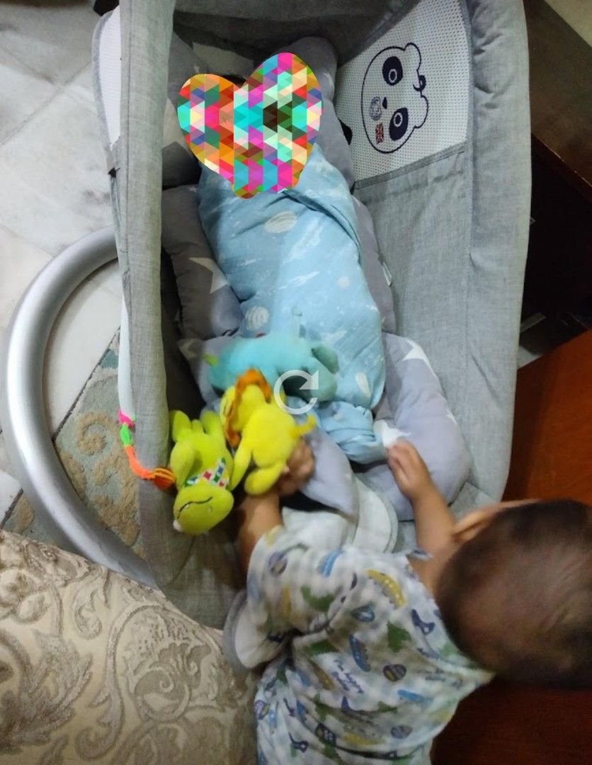 Panda new arrivals baby bouncer