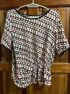 Printed Office Blouse