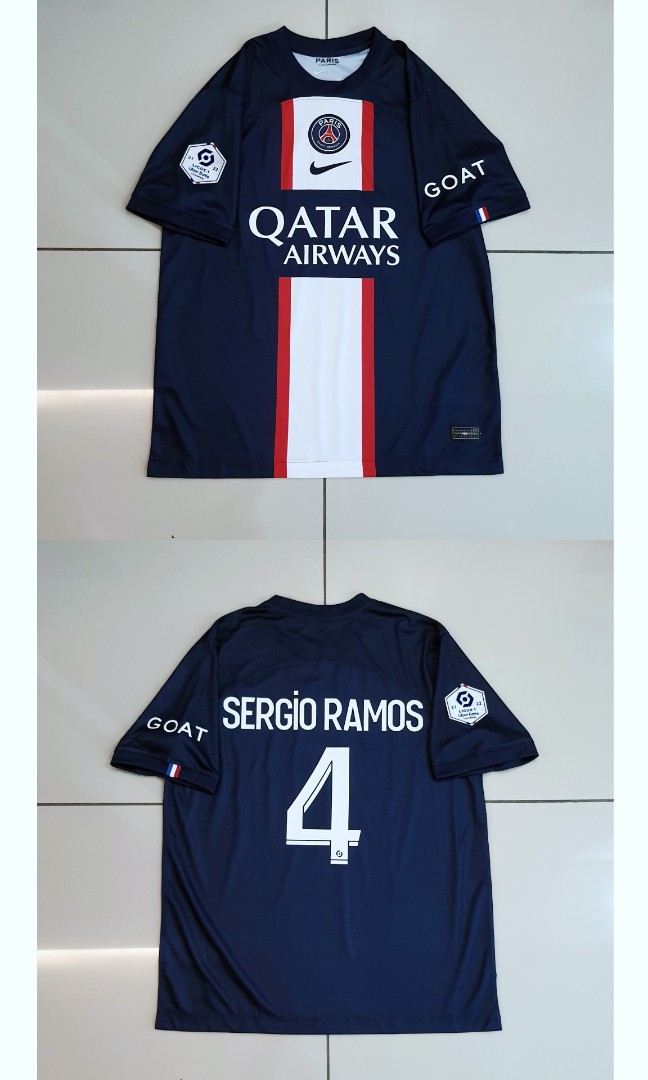 BNWT 'Sergio Ramos' PSG 21/22 Home Jersey For Sales.