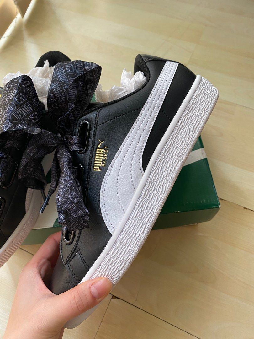 PUMA Basket Heart Reinvent Women s Trainers Ribbon Size 5.5