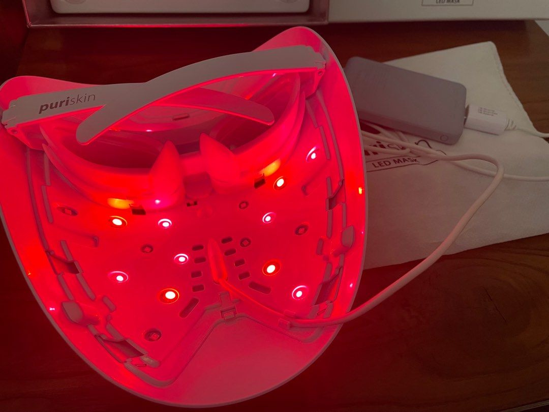 Puriskin LED mask 紅藍燈, 美容＆個人護理, 健康及美容- 皮膚護理