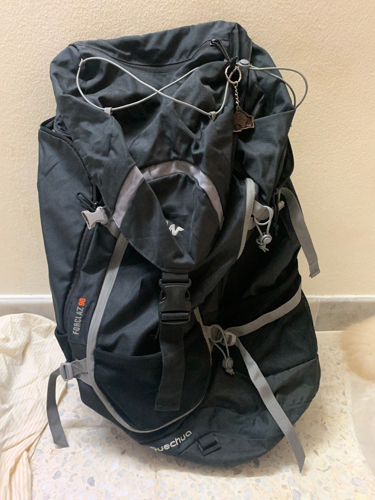 Quechua 90L bag Men s Fashion Bags Backpacks on Carousell