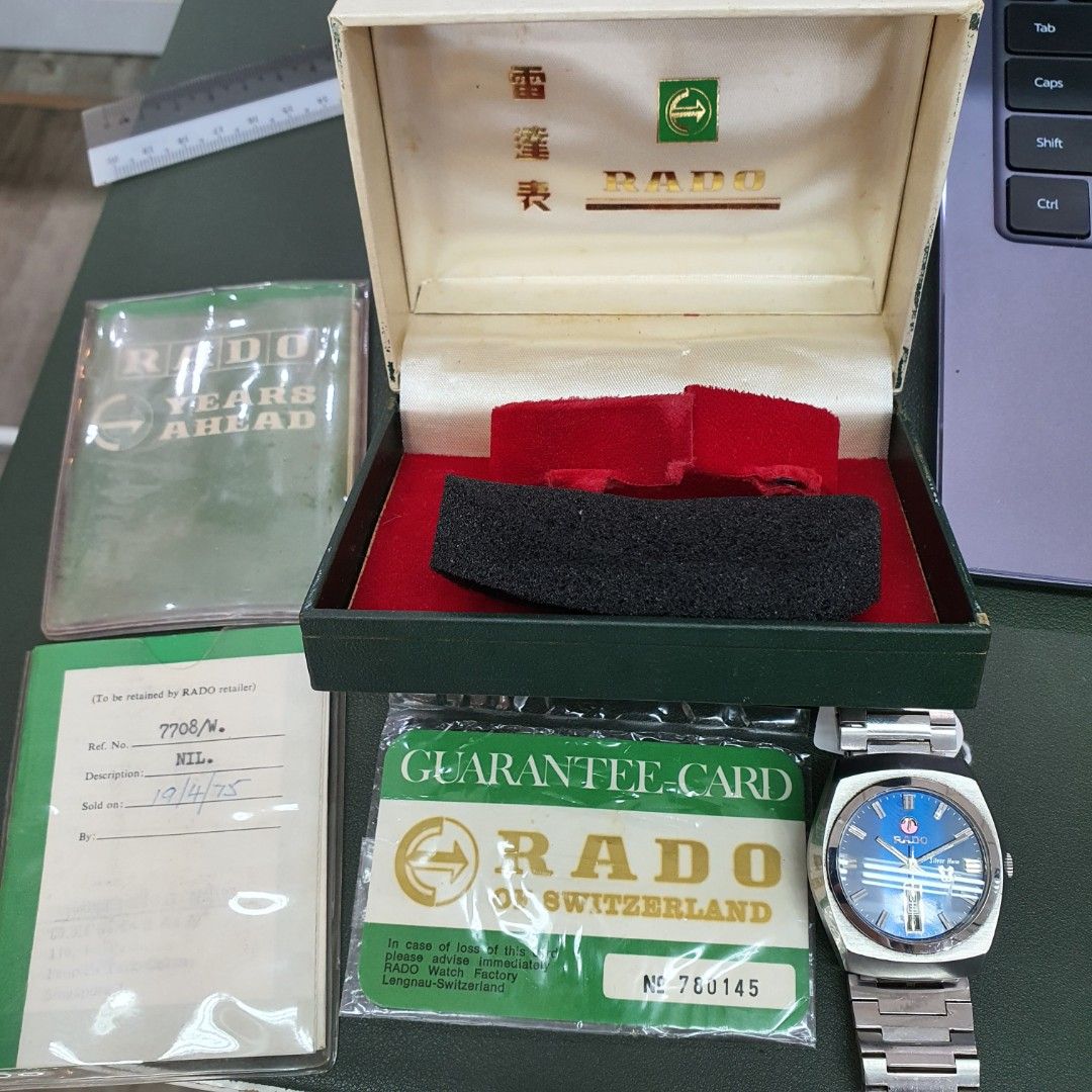 Rado diastar blue outlet dial