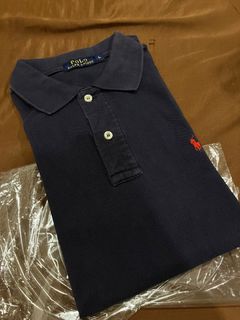 Ralph Lauren Polo Shirt Navy Blue Large