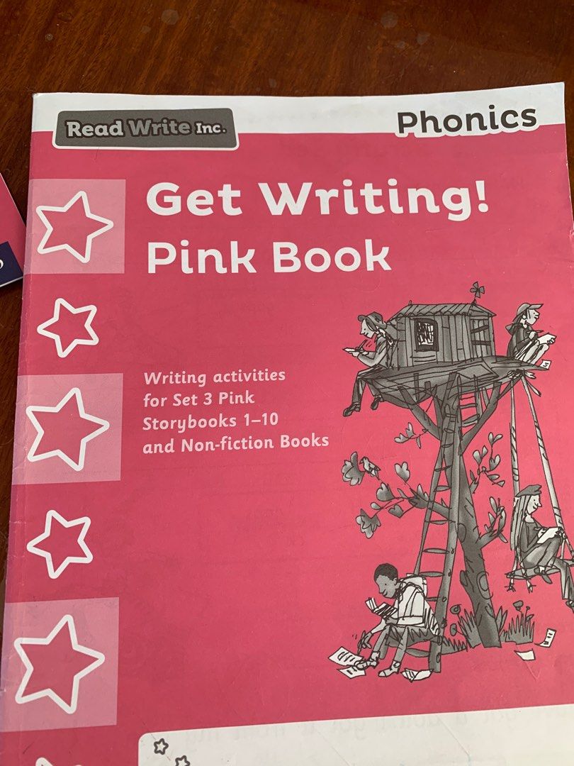 Read write inc pink level with practice book, 興趣及遊戲, 書本 & 文具, 小說 & 故事書