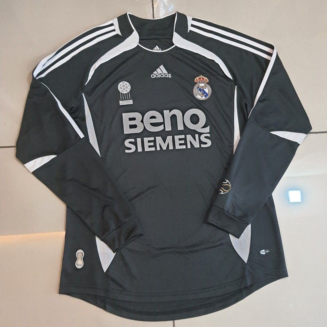 Real Madrid 06 07 Away Jersey Long Sleeve