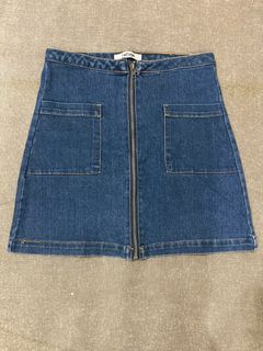 Refuge mini denim skirt