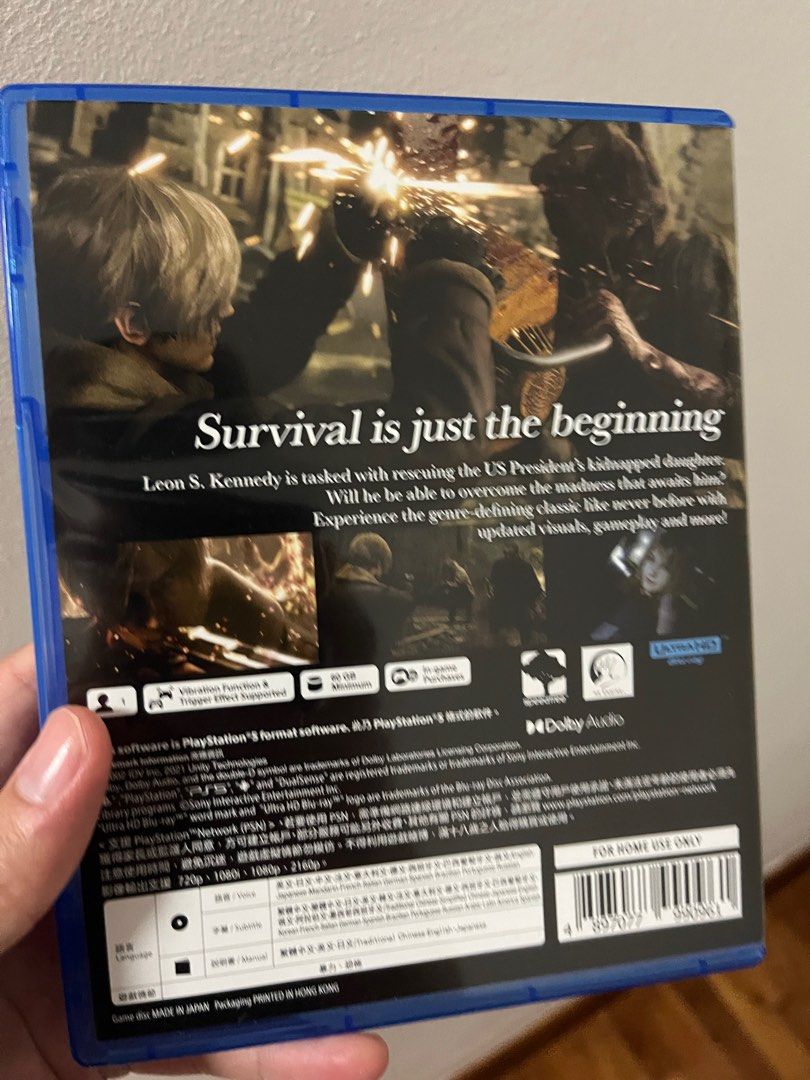 NEW PS5 Resident Evil 4 Biohazard 4 (Remake) (HK ENGLISH/ Chinese