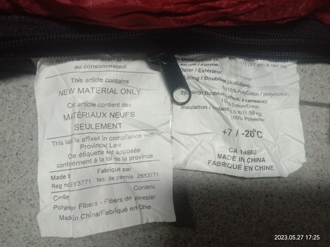 Rojtek gear by trekk sleeping bag, Furniture & Home Living, Bedding