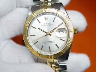 Rolex Thunderbird Datejust 36mm with Yellow Gold Bezel Reference 1625