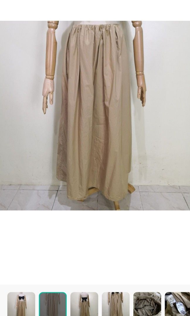 Rope Picnic Khaki Long Skirt (Category: Skirts) located in Pavia. Submitted by matsgt (Listing ID 1234090459, Image 2). Description: Well loved long skirt. Very versatile. measures 38inches. Item is from Iloilo, shipping via JNT..