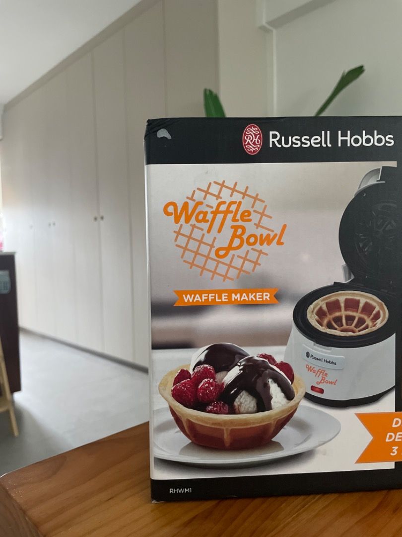 RUSSELL HOBBS WAFFLE BOWL BRAND NEW, Furniture & Home Living