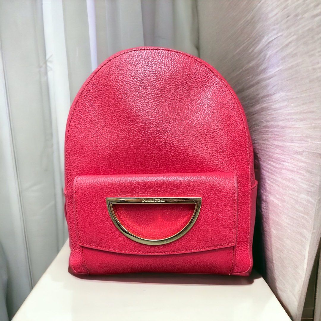 Red leather hotsell backpacks