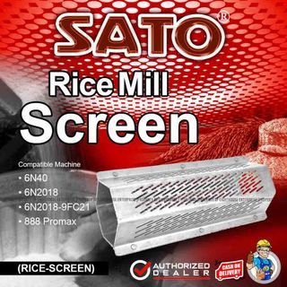 SATO Japan Rice Mill Screen for Sato Milling Machine (RICE-SCREEN) *LIGHTHOUSE ENTERPRISE*