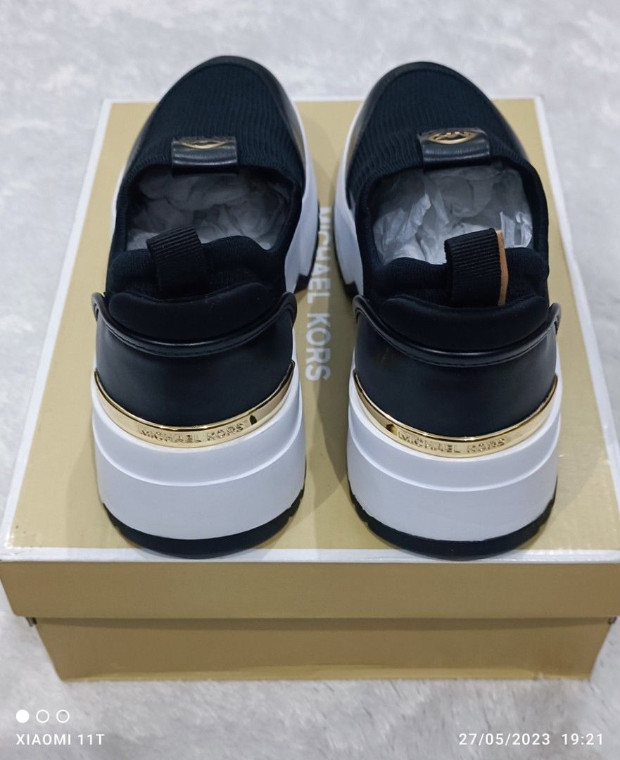 Sepatu Michael Kors Women Muse Slip On, Fesyen Wanita, Sepatu di