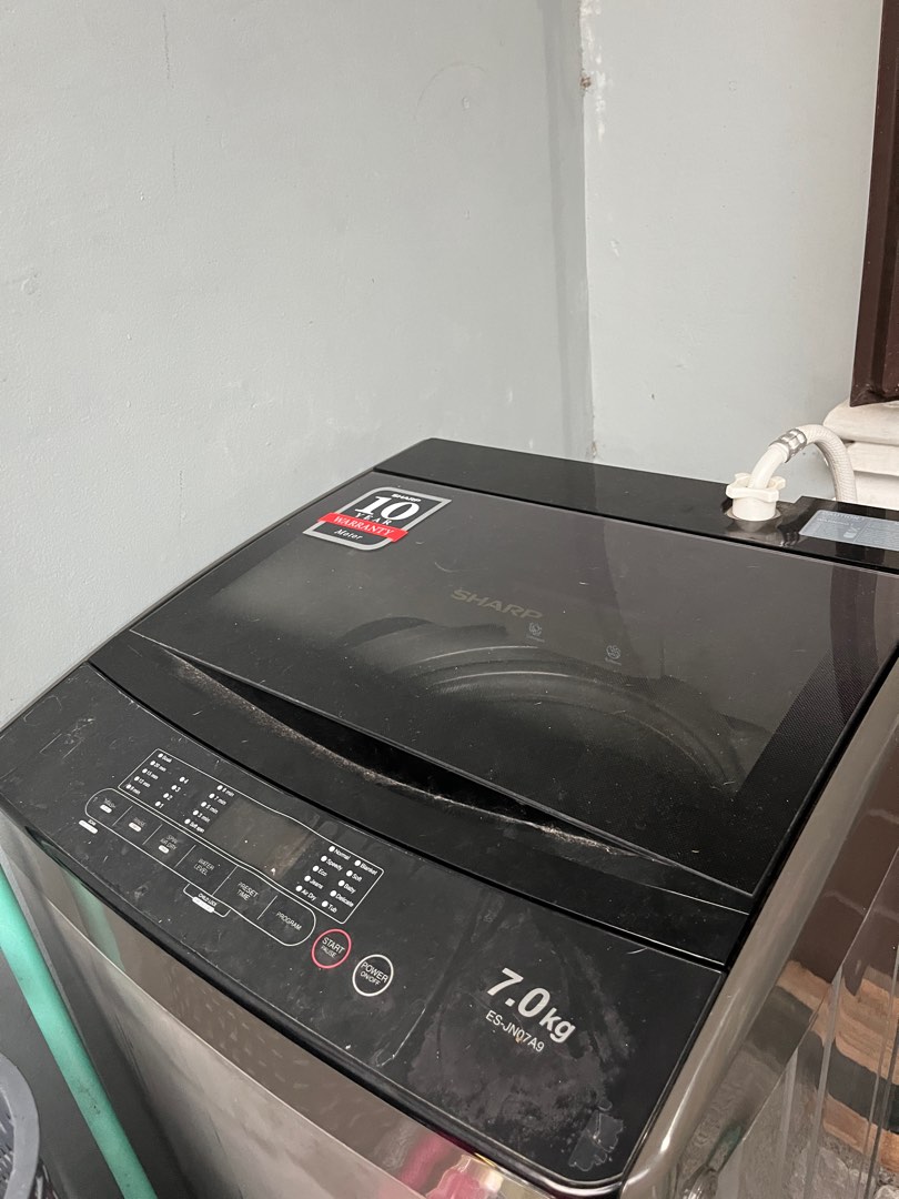 Sharp 7KG Automatic Washing Machine 2nd Hand, TV & Home Appliances