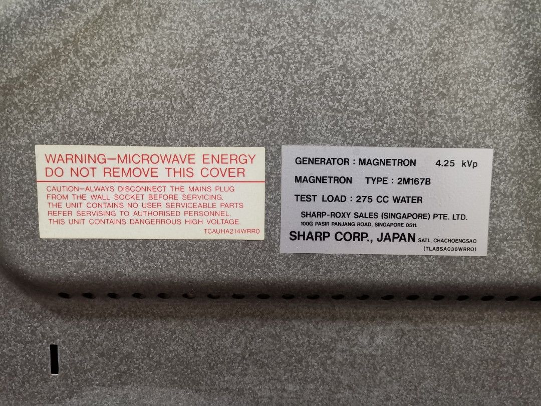 SHARP Microwave Jet Convection & Grill R958A, TV & Home Appliances