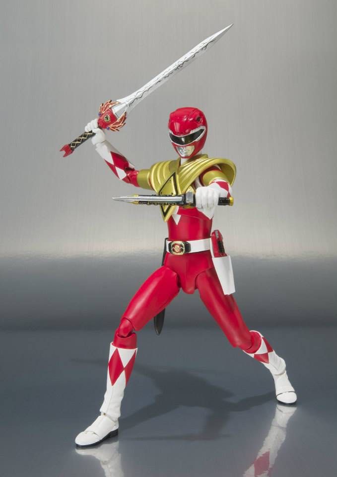 SHF SH Figuarts Zyuranger Tyrano Armor / Mighty Morphin Dragon Shield ...