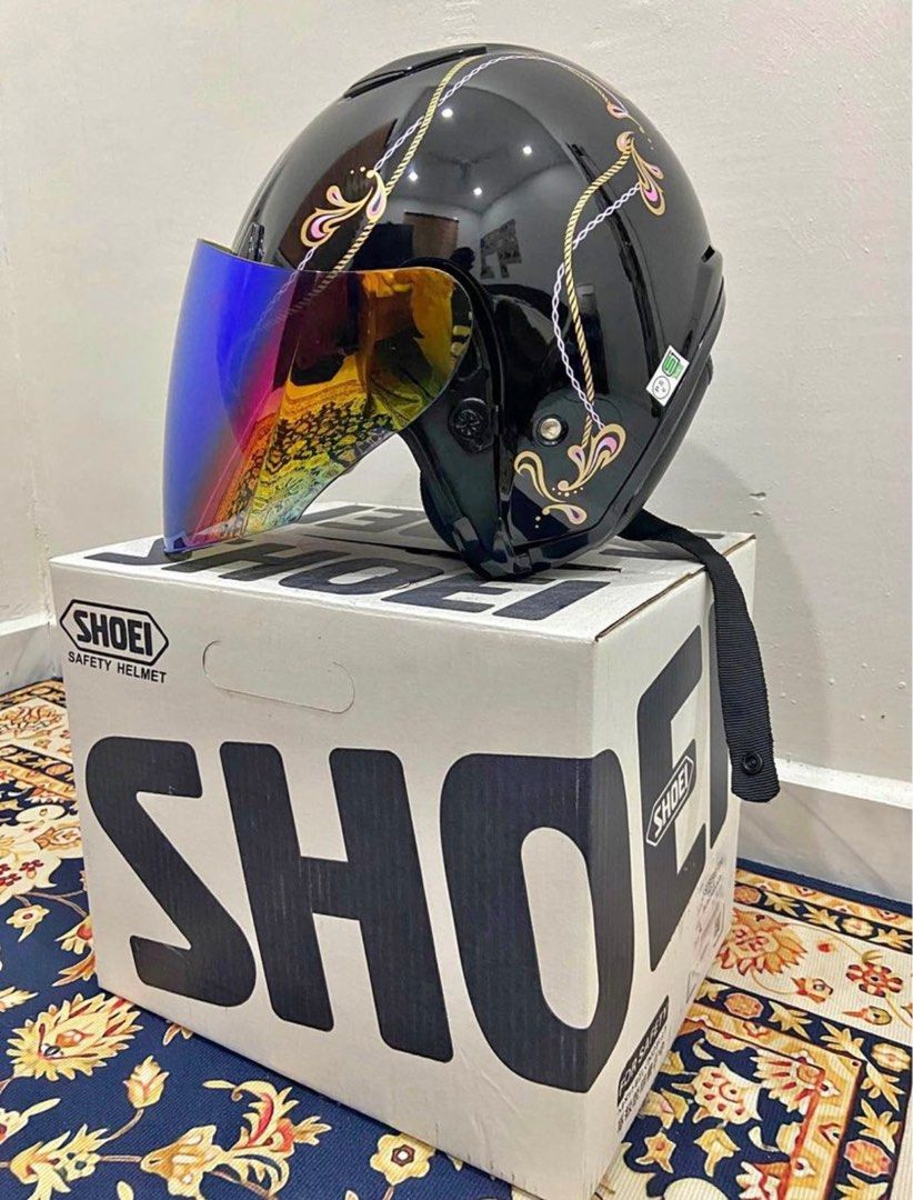 Shoei amo black best sale
