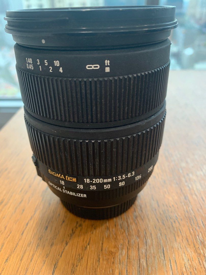 Objectif sigma 18 200 mm d'occasion - Photo, audio & vidéo