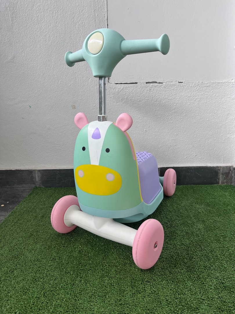 Unicorn Zoo 3-in-1 Ride-On Toy