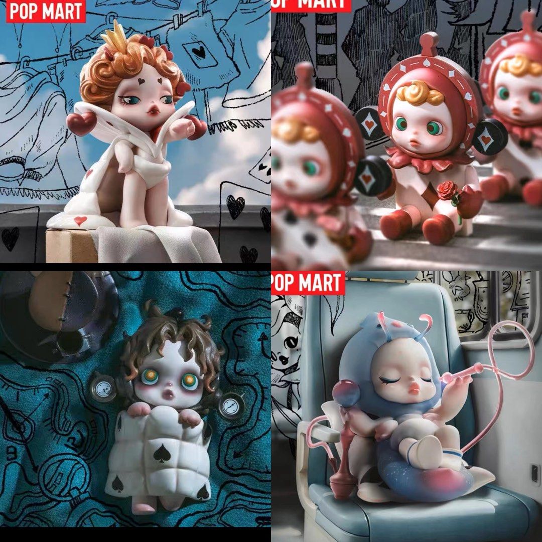 SKULLPANDA EVERYDAY WONDERLAND POPMART / FULL SET / SINGLE BLIND BOX /able  to choose design