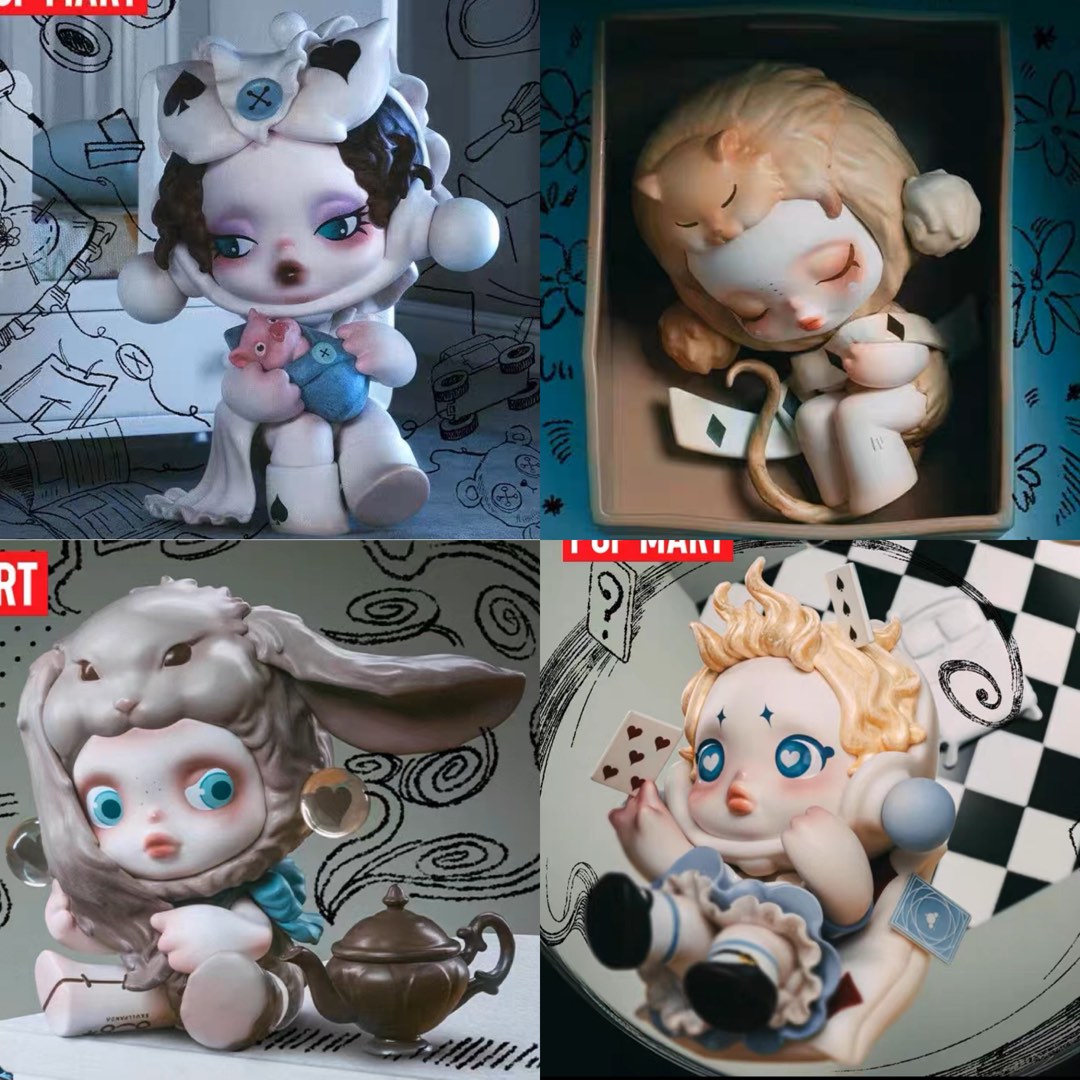 SKULLPANDA EVERYDAY WONDERLAND POPMART / FULL SET / SINGLE BLIND BOX /able  to choose design