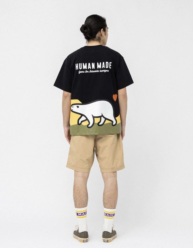 SS23 Human made graphic tee (black) XXL, 男裝, 上身及套裝, T-shirt